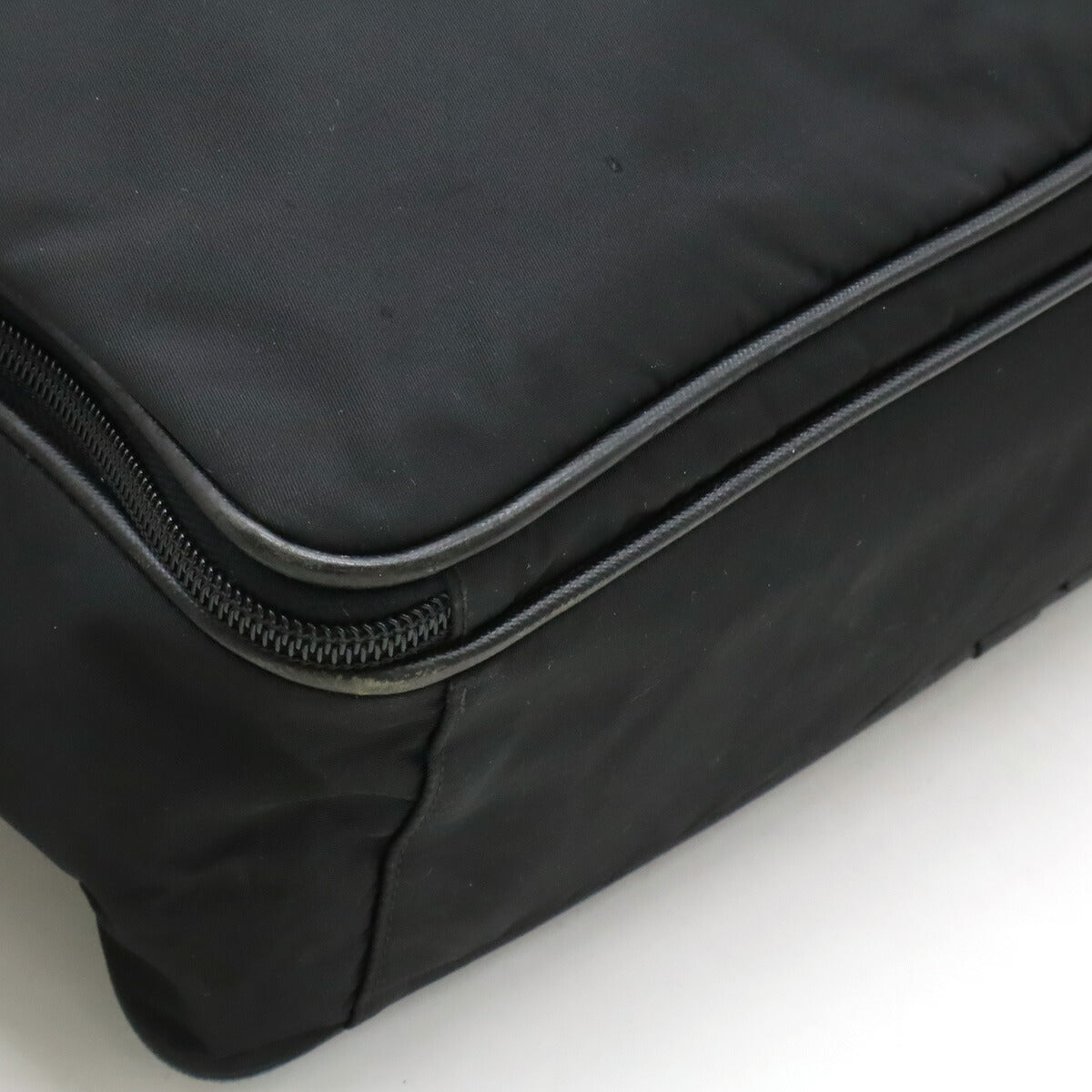 Prada Nylon Leather Business Briefcase