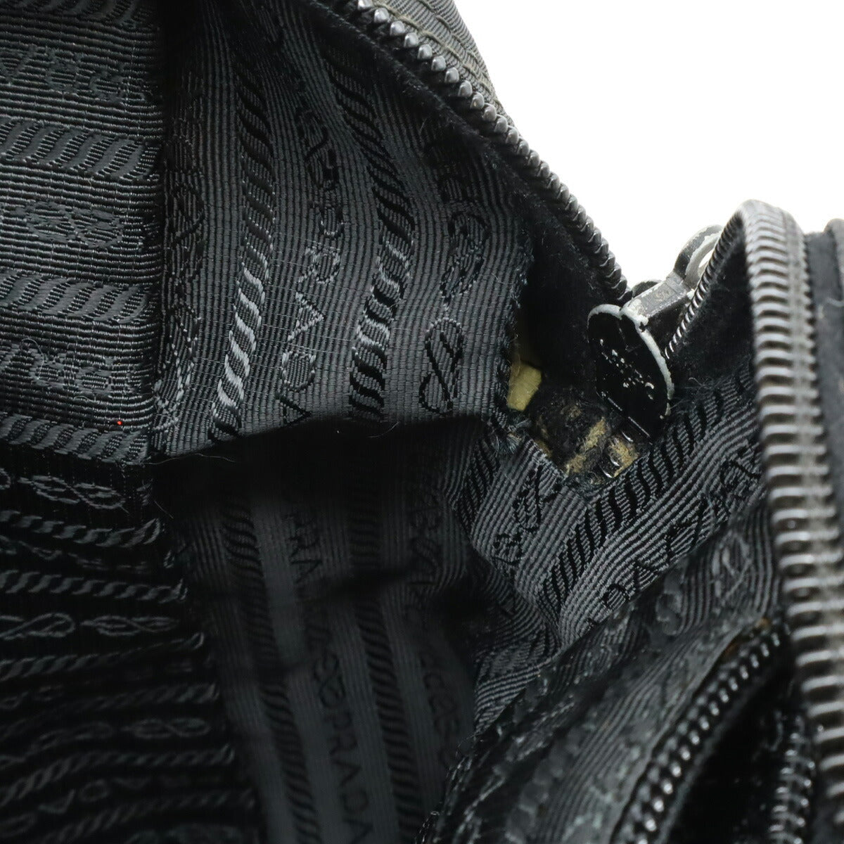 Prada Nylon Leather Business Briefcase