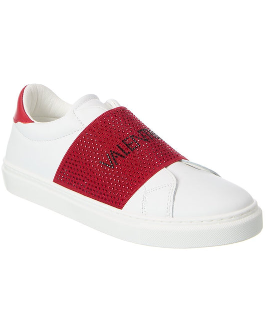 Valentino By Mario Valentino Maya Leather Sneaker Red