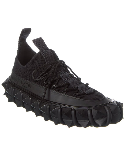Craig Green X Valentino Knit & Rubber Sneaker Black