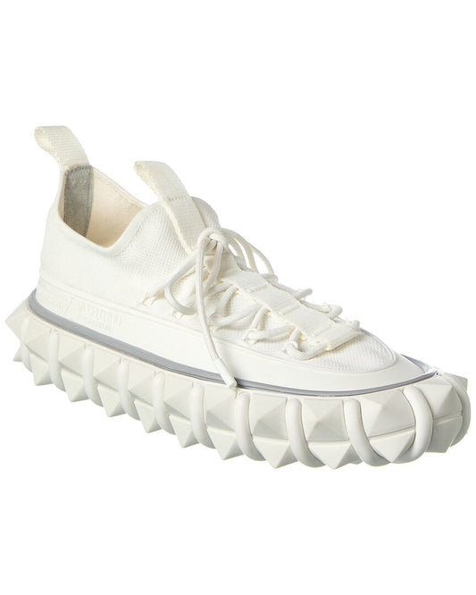 Craig Green X Valentino Knit & Rubber Sneaker White