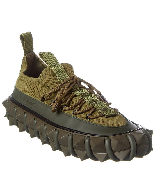 Craig Green X Valentino Knit & Rubber Sneaker Green