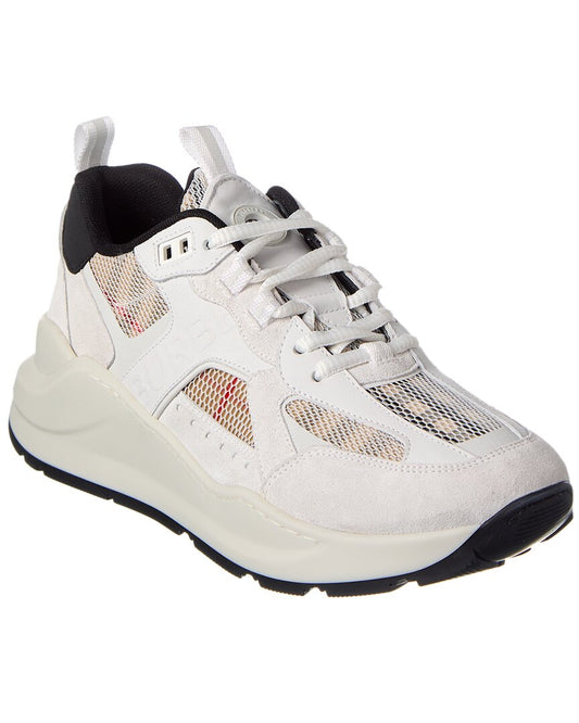 Burberry Vintage Check Mesh & Suede Sneaker Multi