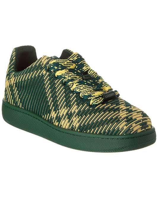 Burberry Check Knit Box Sneaker Green