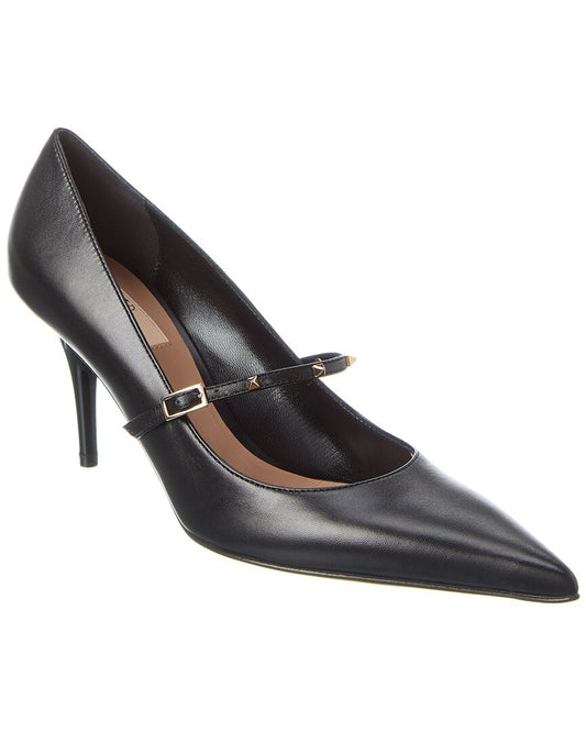 Valentino Rockstud 80 Leather Pump Black