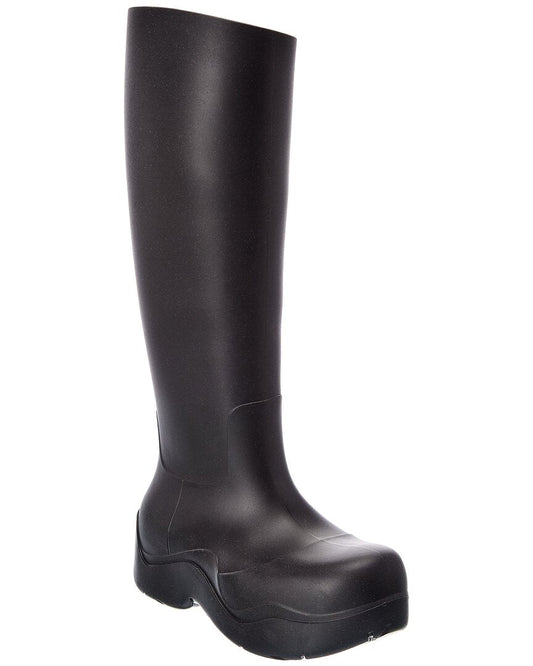 Bottega Veneta The Puddle High Rubber Boot Black