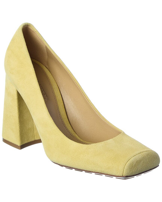 Bottega Veneta Tower Suede Pump 36 Green