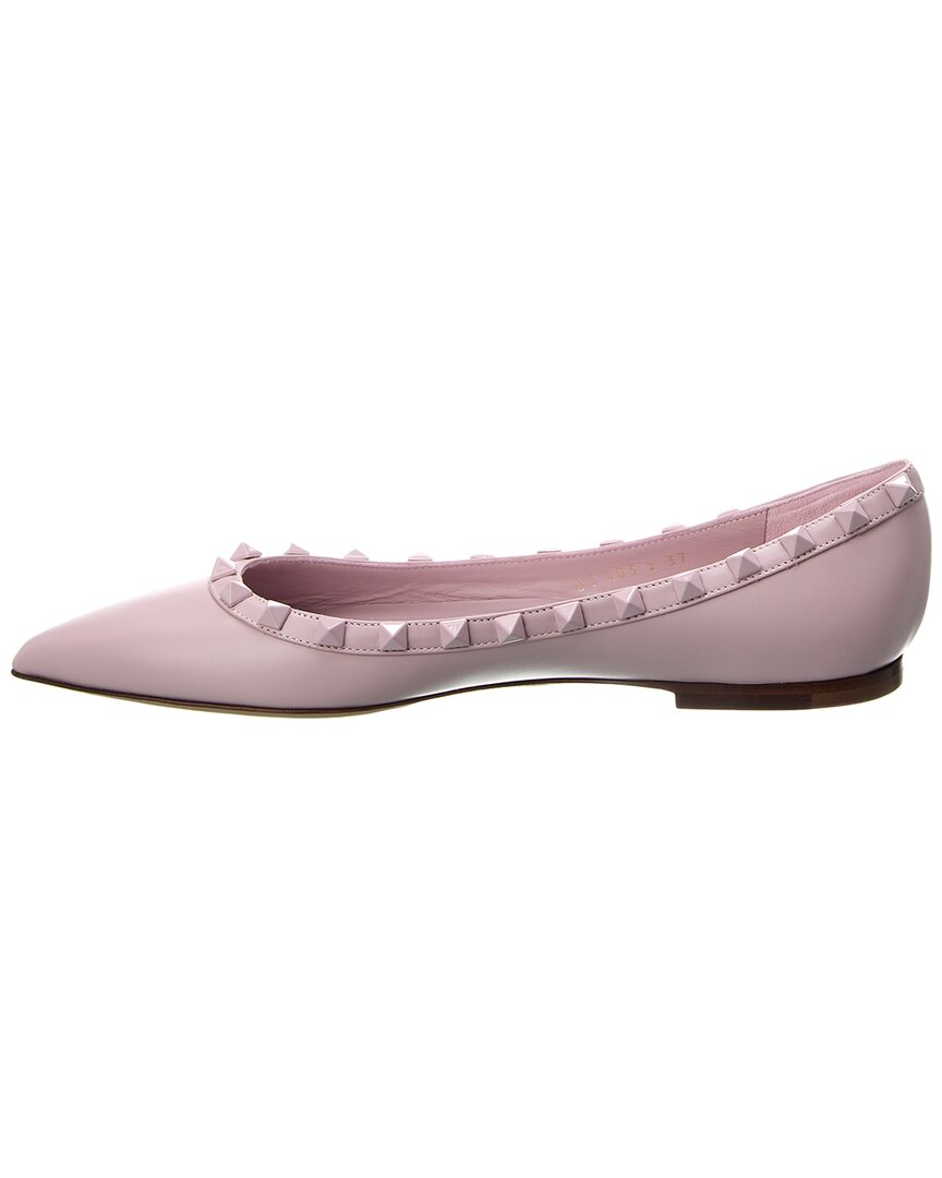 Valentino Rockstud Leather Flat