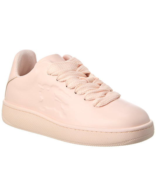 Burberry Box Leather Sneaker Pink
