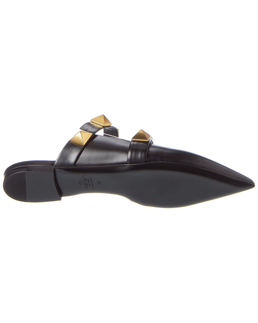 Valentino Roman Stud Leather Flat