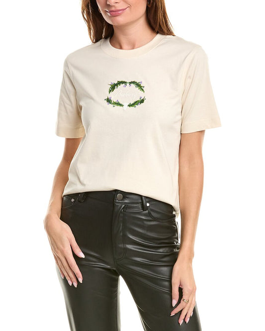 Burberry Thistle Logo T-Shirt Beige