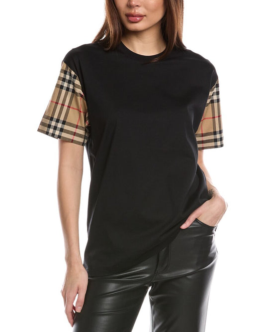 Burberry Vintage Check T-Shirt Black