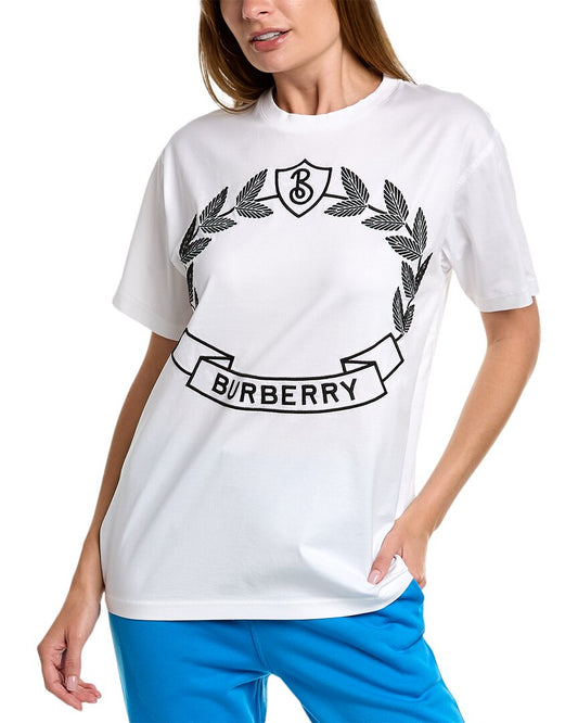 Burberry Oak Leaf Crest T-Shirt White