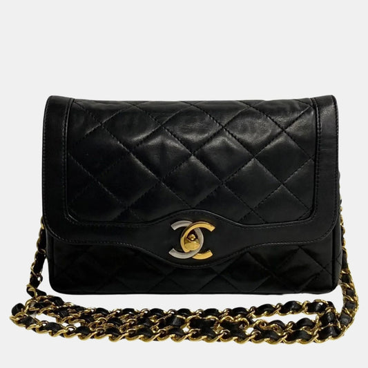 Chanel  Black Quilted Lambskin Vintage Mini Paris-Limited Flap Bag