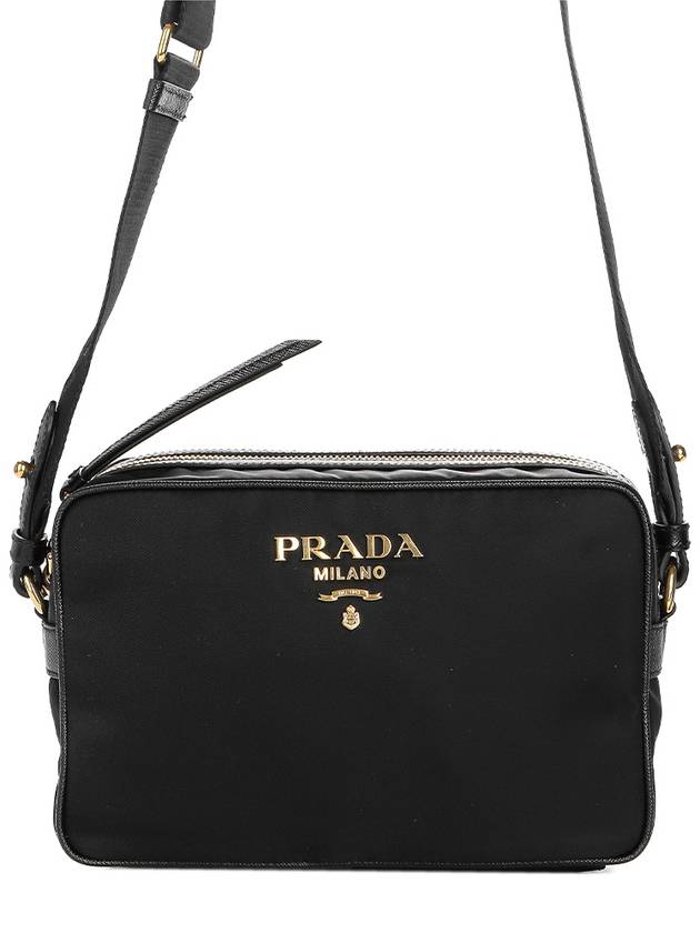 Gold Logo Pocono Cross Bag Black