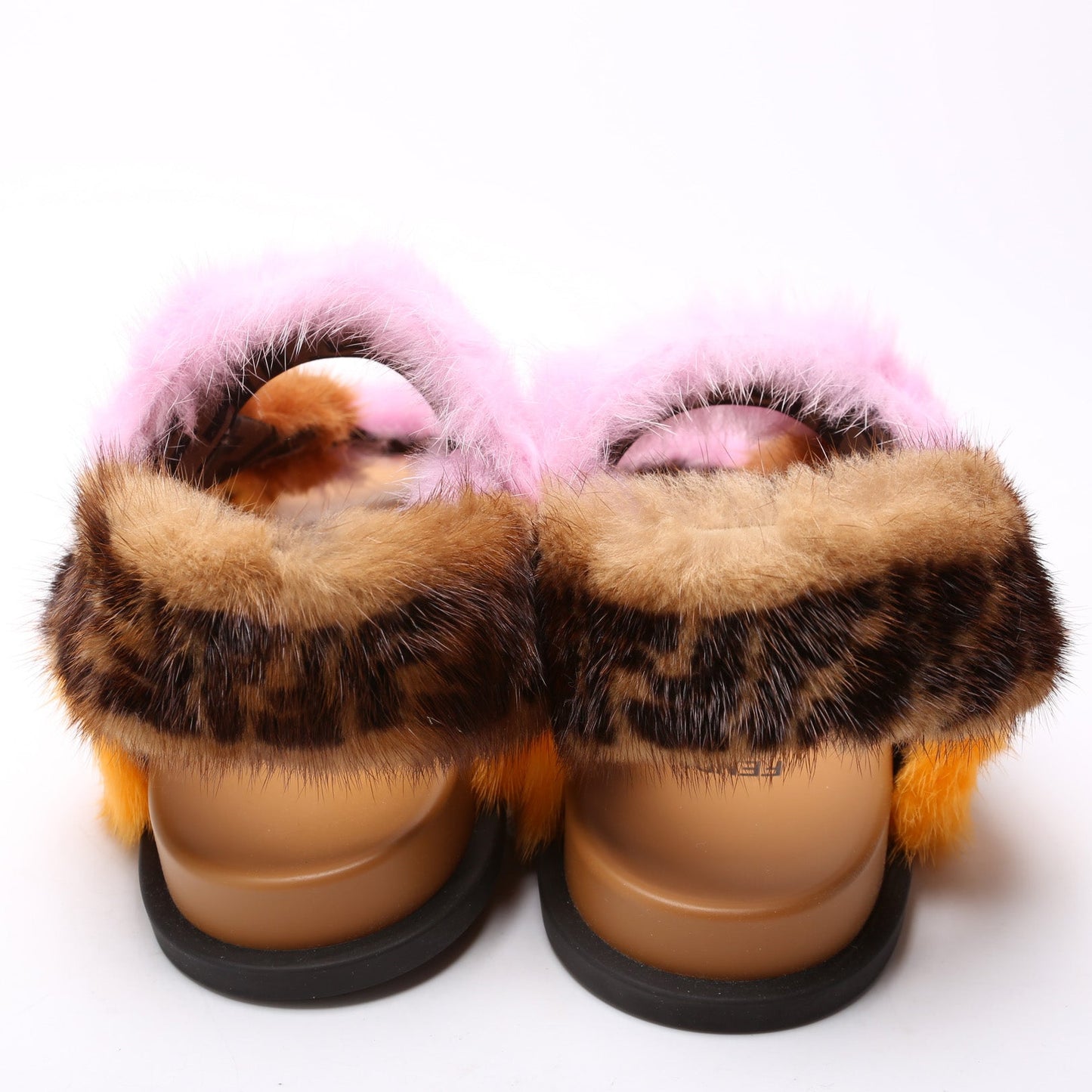 Fendi Feel Mink Sandals Size 36