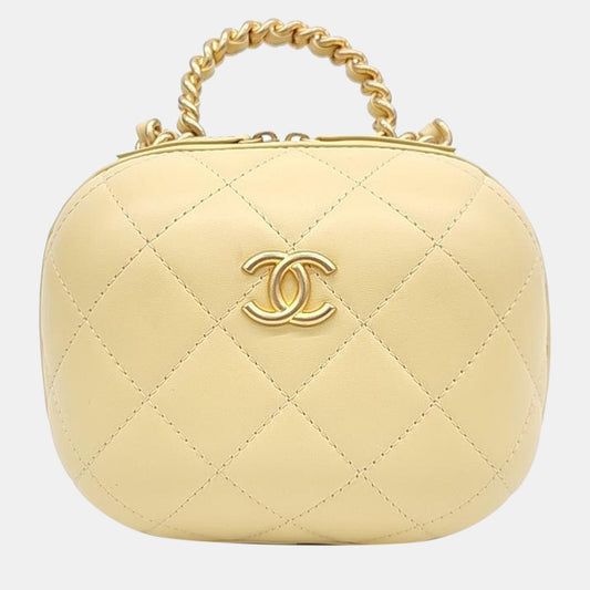 Chanel Top Handle Chain Crossbody Bag