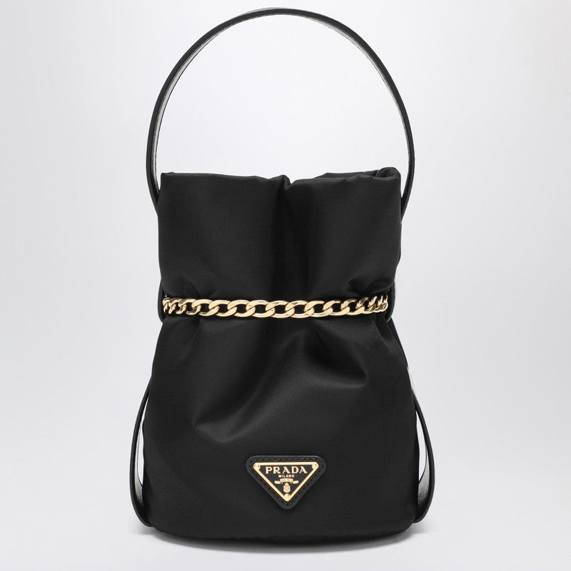 Prada Black Petit Sac Noir Mini Bucket Bag Women