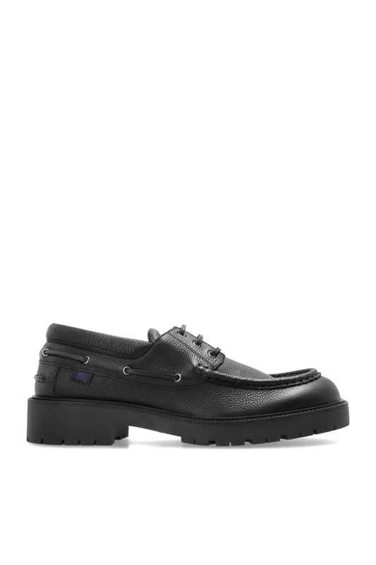 Burberry Leather boots Raft in BLACK - 40 Black