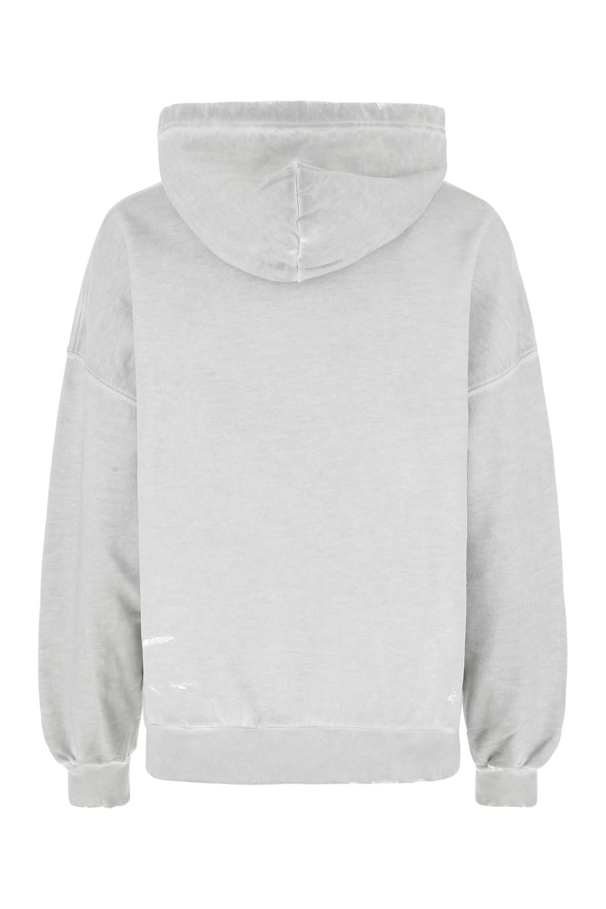 Balenciaga Women Grey Cotton Oversize Sweatshirt