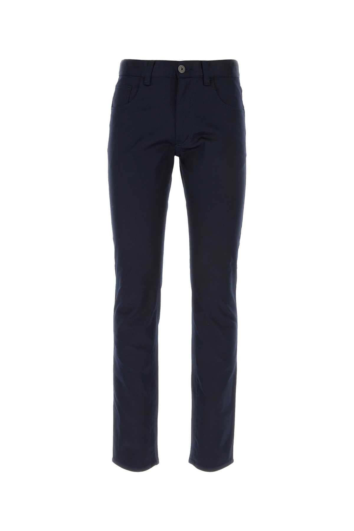 Prada Men Dark Blue Drill Chino Pant
