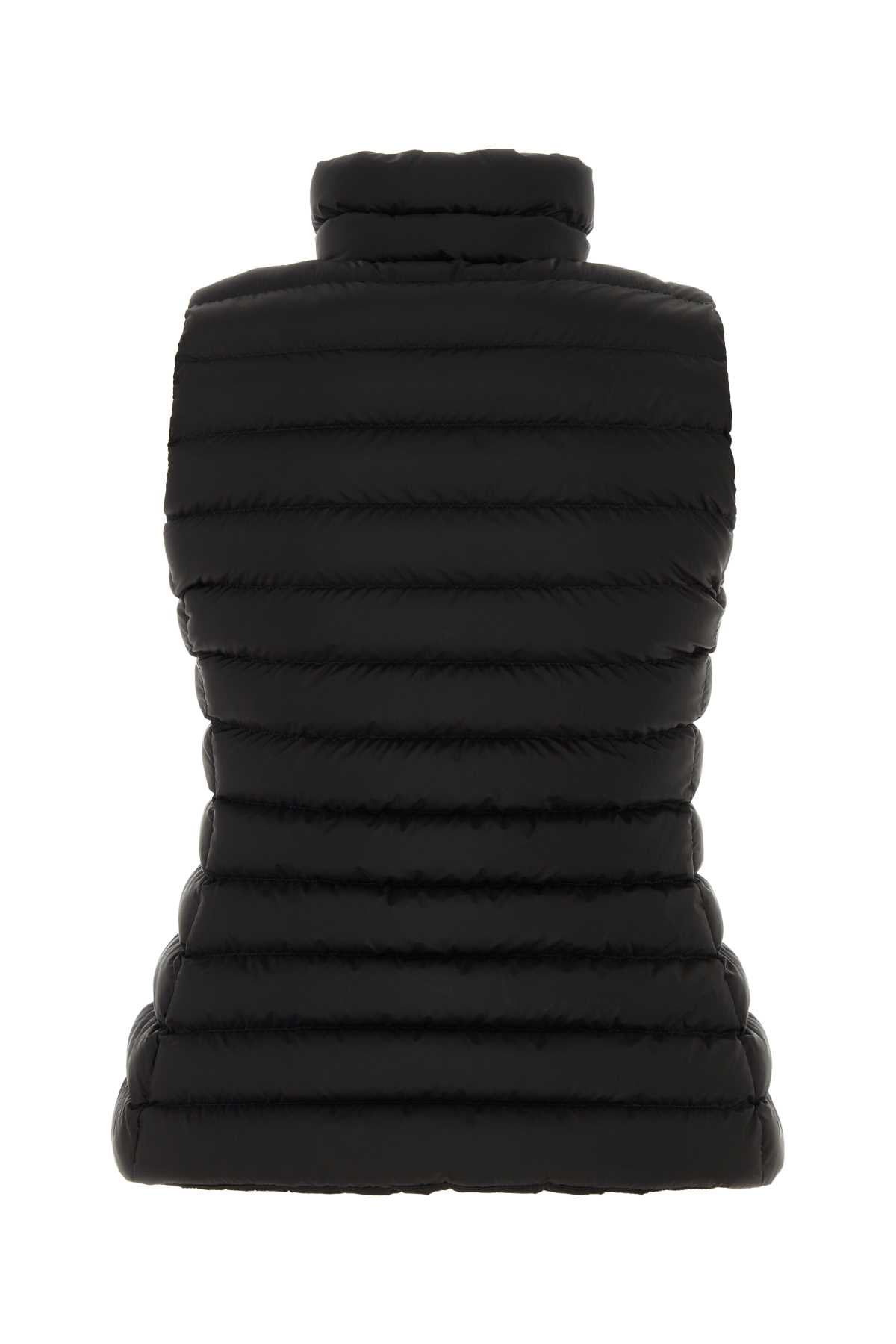 Balenciaga Women Black Nylon Sleeveless Jacket