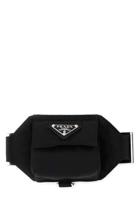 Prada Men Black Nylon Cuff