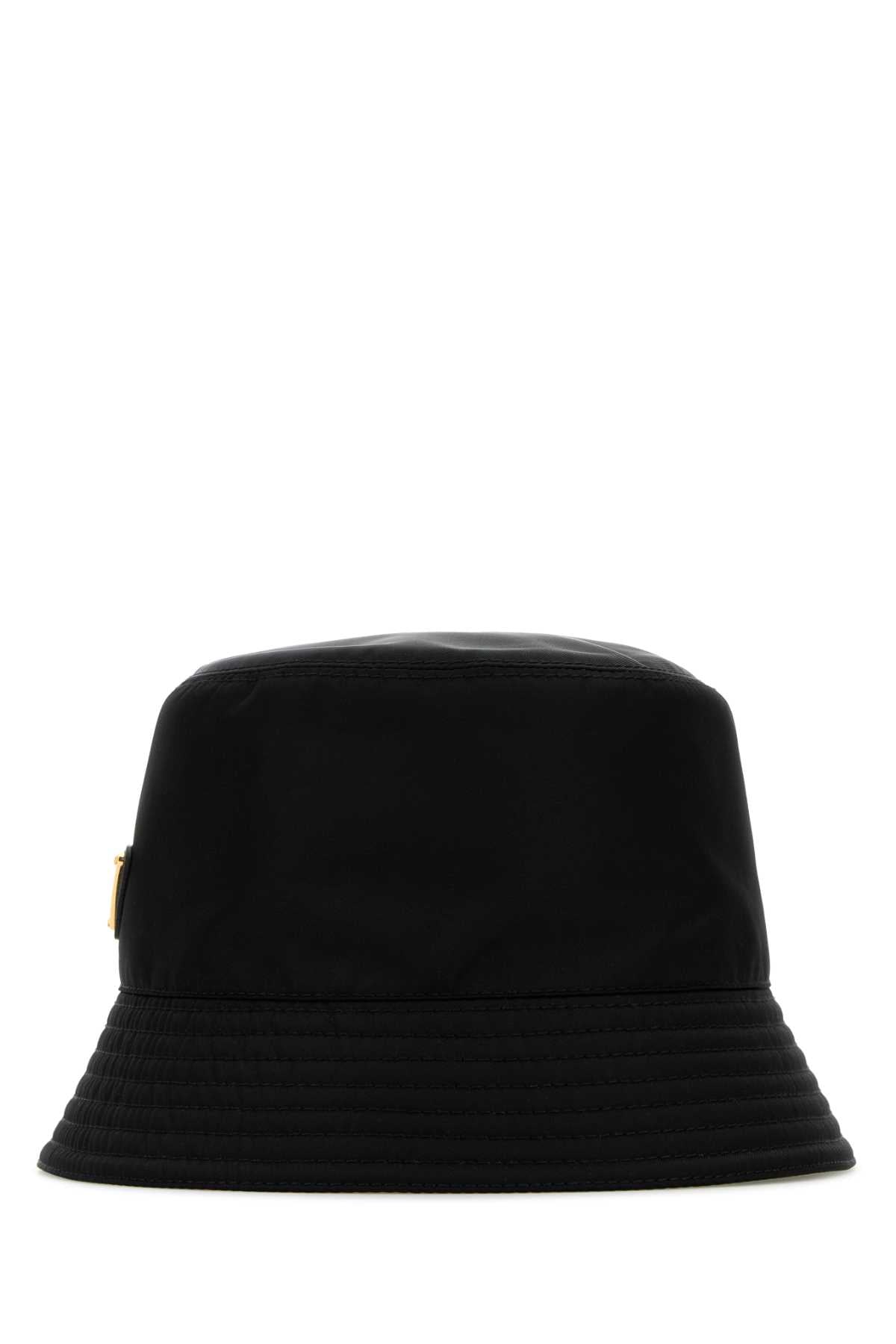 Prada Women Black Re-Nylon Bucket Hat