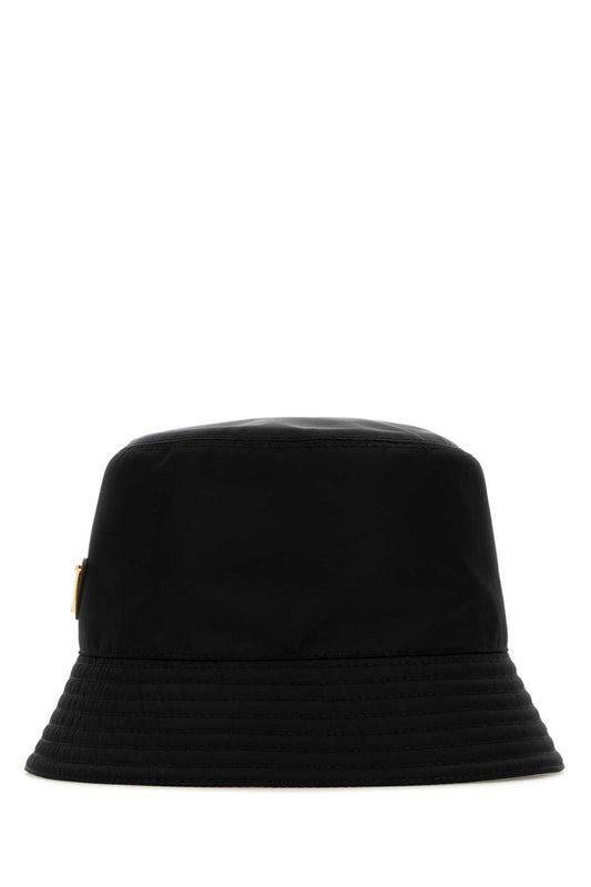 Prada Women Black Re-Nylon Bucket Hat