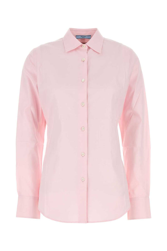 Prada Women Pastel Pink Oxford Shirt