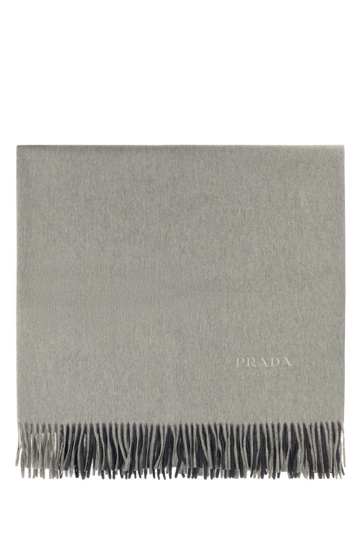 Prada Unisex Two-Tone Cashmere Blend Blanket