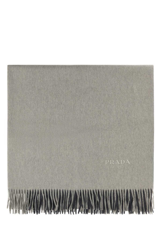 Prada Unisex Two-Tone Cashmere Blend Blanket