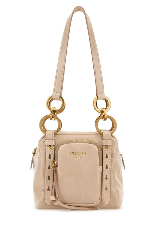 Prada Women Powder Pink Mini Prada Dangle Handbag