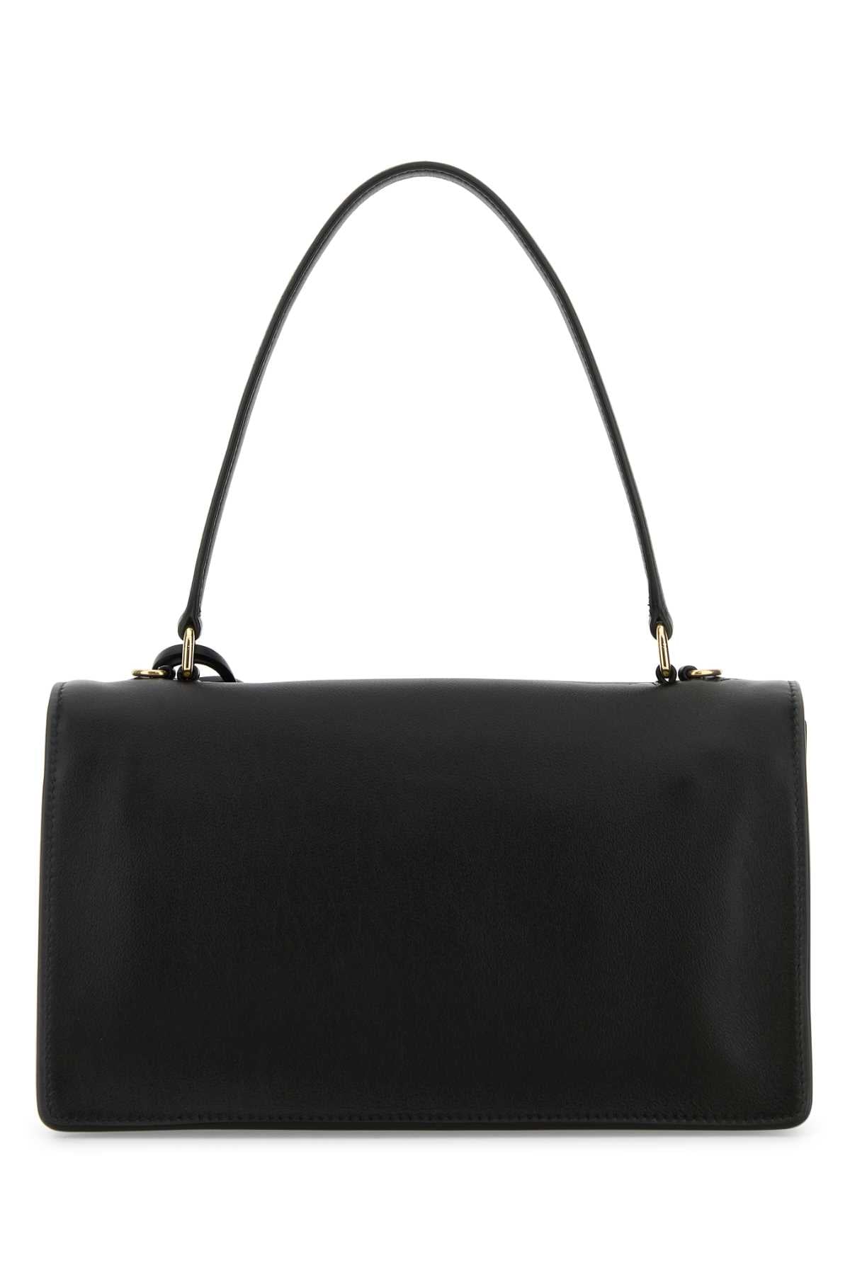 Prada Women Black Leather Handbag