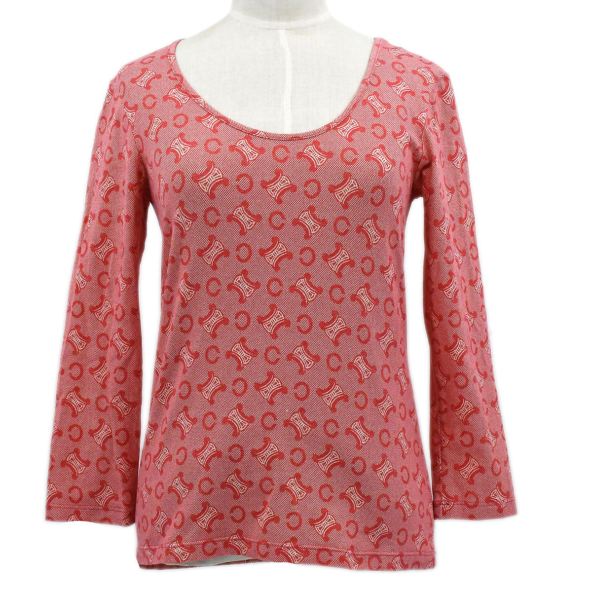 Celine 2000s C Macadam three-quarter sleeved top #L