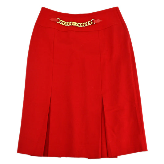 Celine Chain Detail Midi Skirt #36
