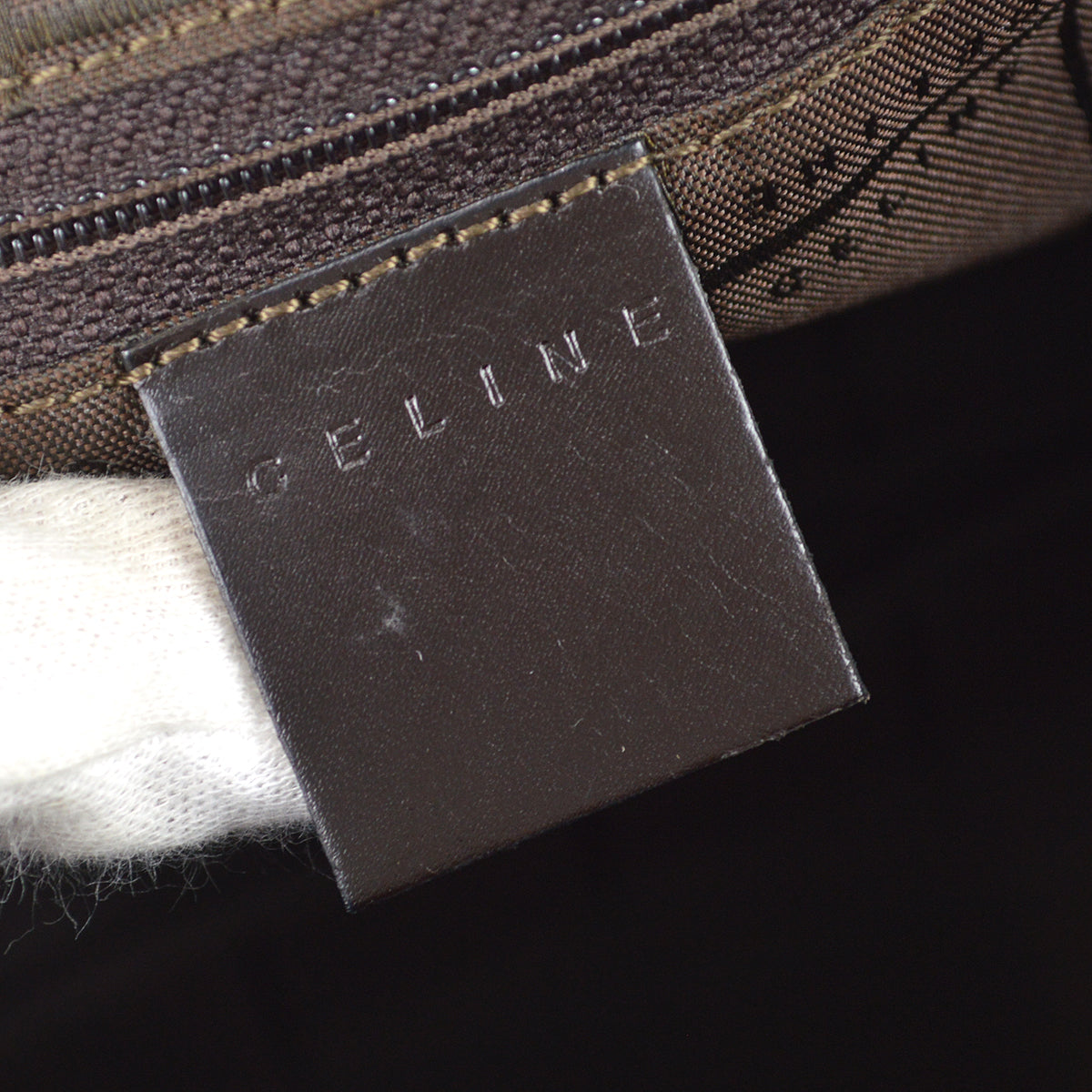Celine * C Macadam Shoulder Bag Pony Hair