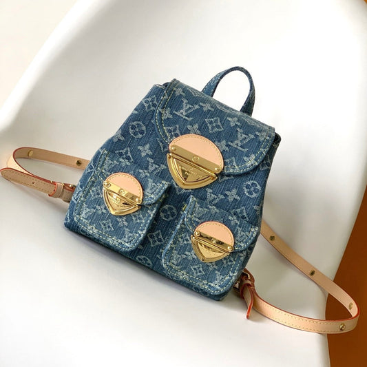 Louis Vuitton VENICE BACKPACK 24 DENIM BLUE