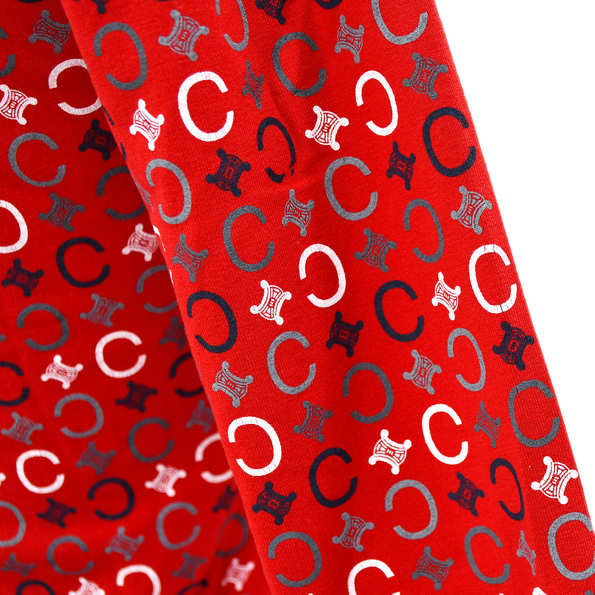 Celine C Macadam T-shirt Red #M