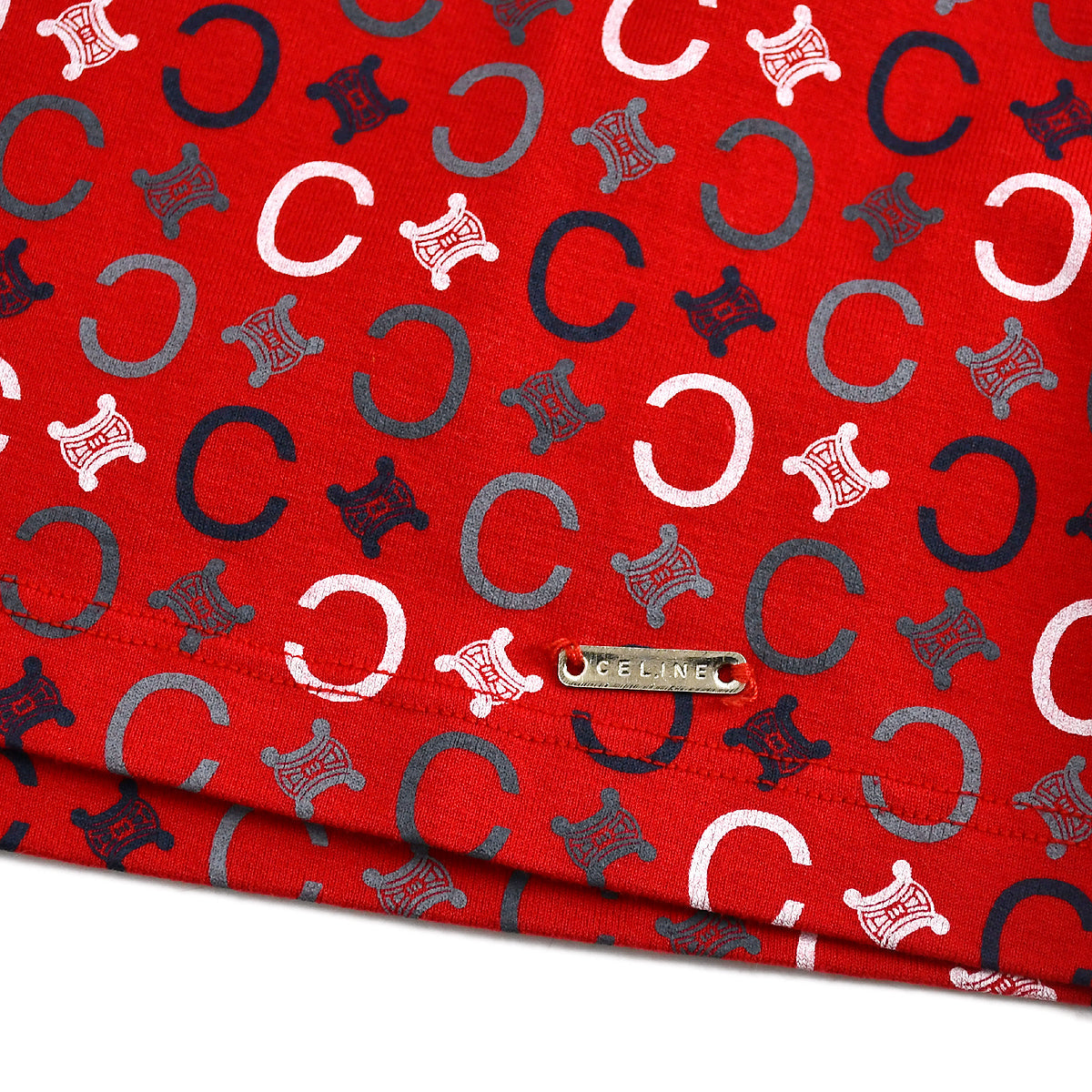 Celine C Macadam T-shirt Red #M