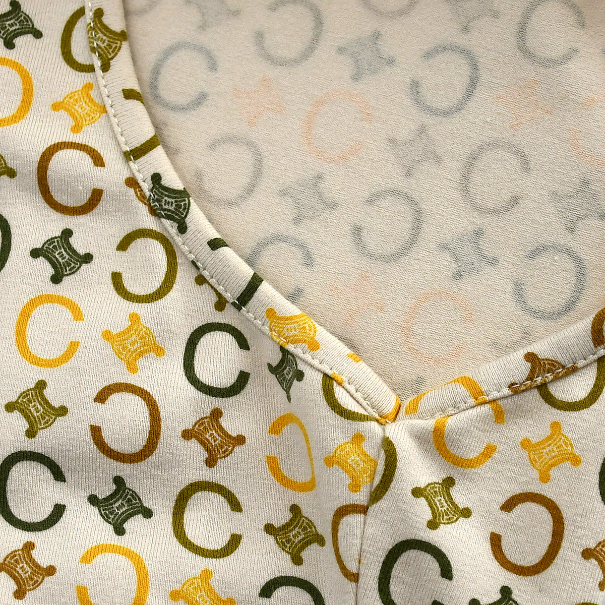 Celine 2000s C Macadam Sleeveless Top
