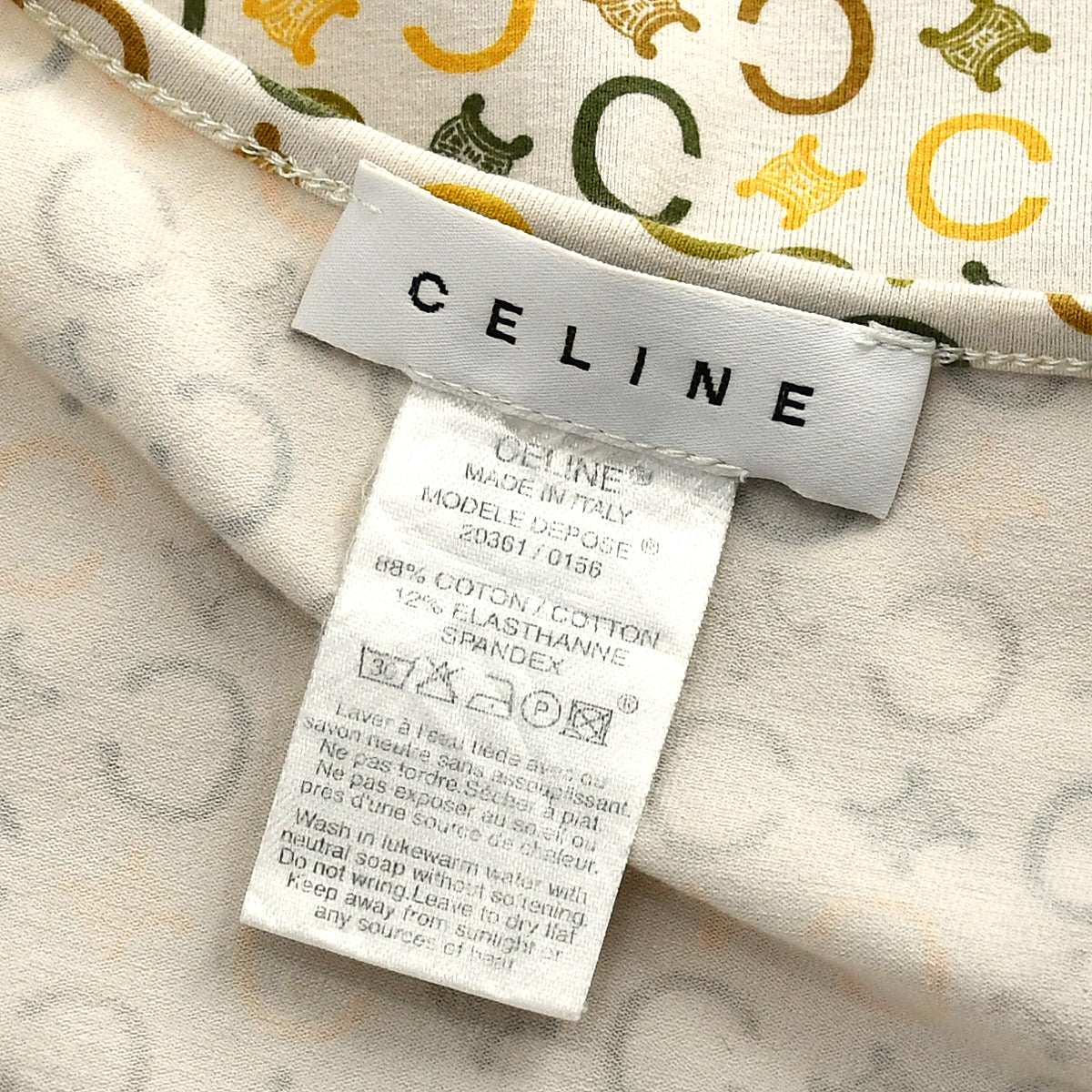 Celine 2000s C Macadam Sleeveless Top