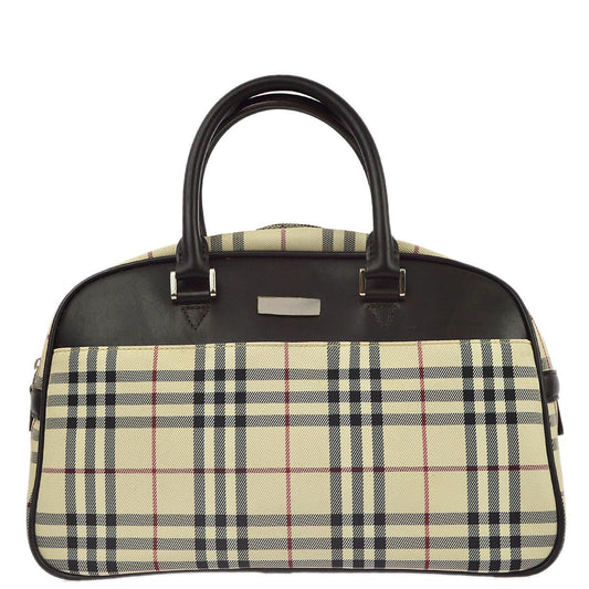 Burberry Beige Burberry Check Handbag