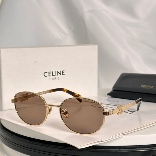 Celine TRIOMPHE SUNGLASS CL40069U IN METAL