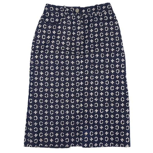 Celine Skirt Macadam Denim Blue #34