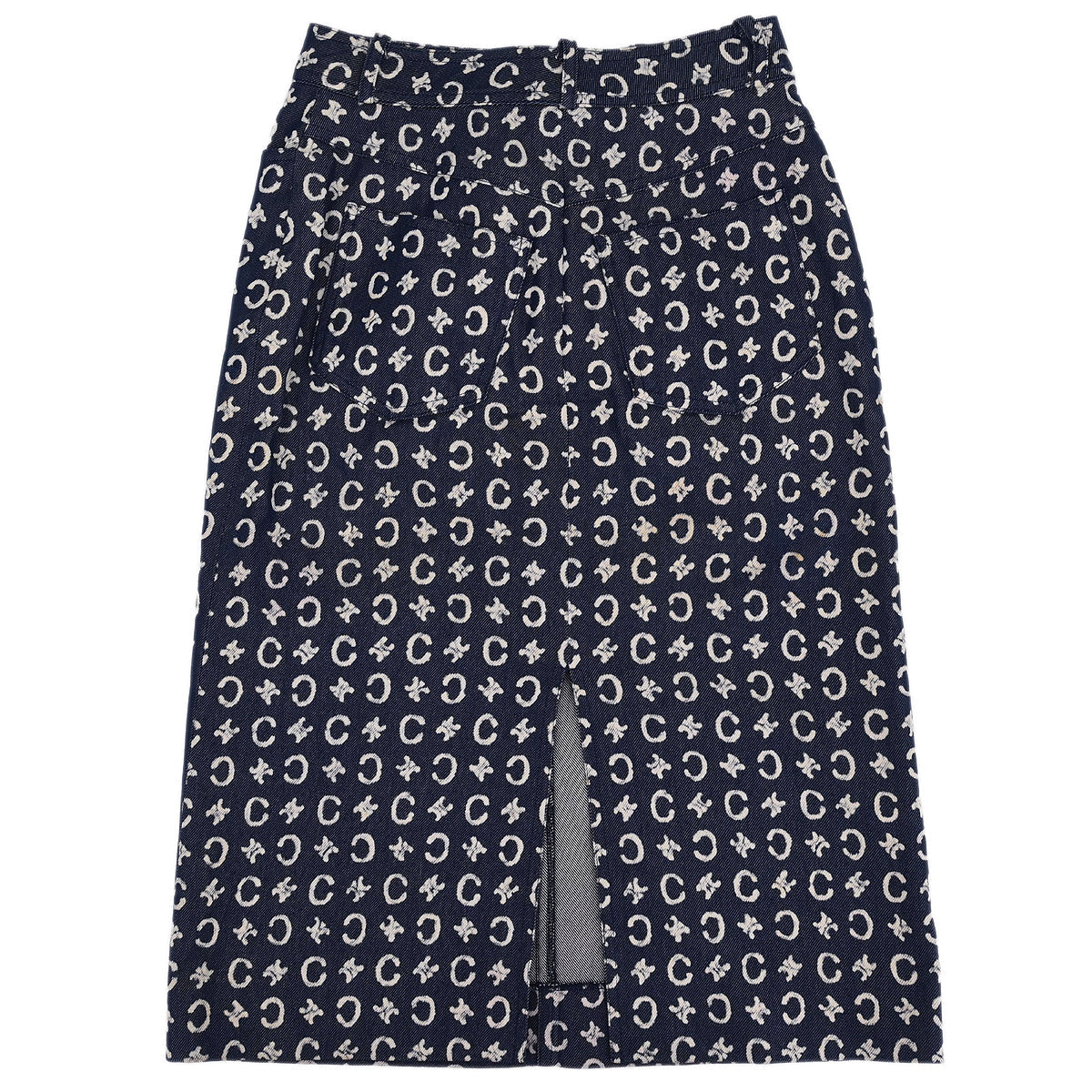 Celine Skirt Macadam Denim Blue #34