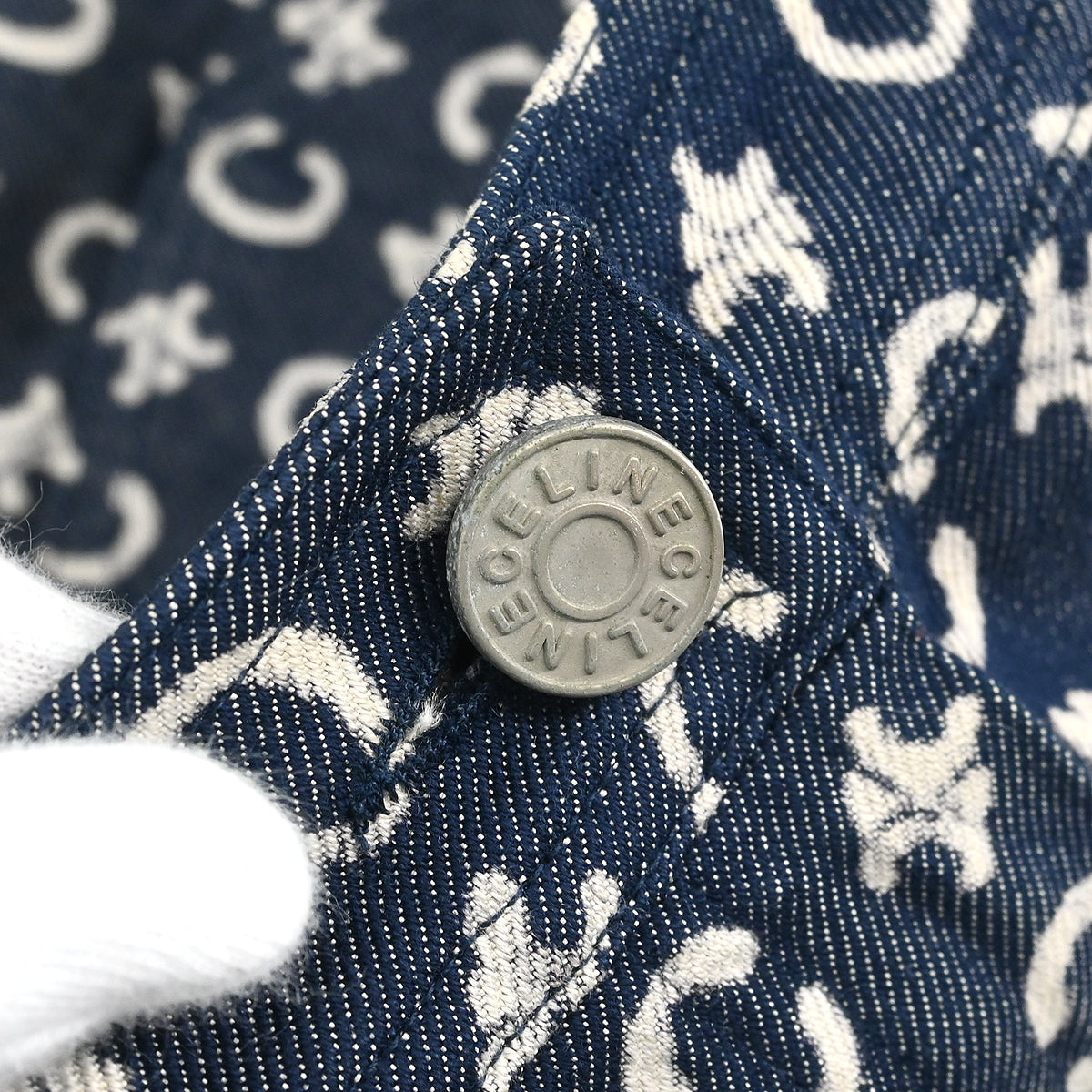 Celine Skirt Macadam Denim Blue #34