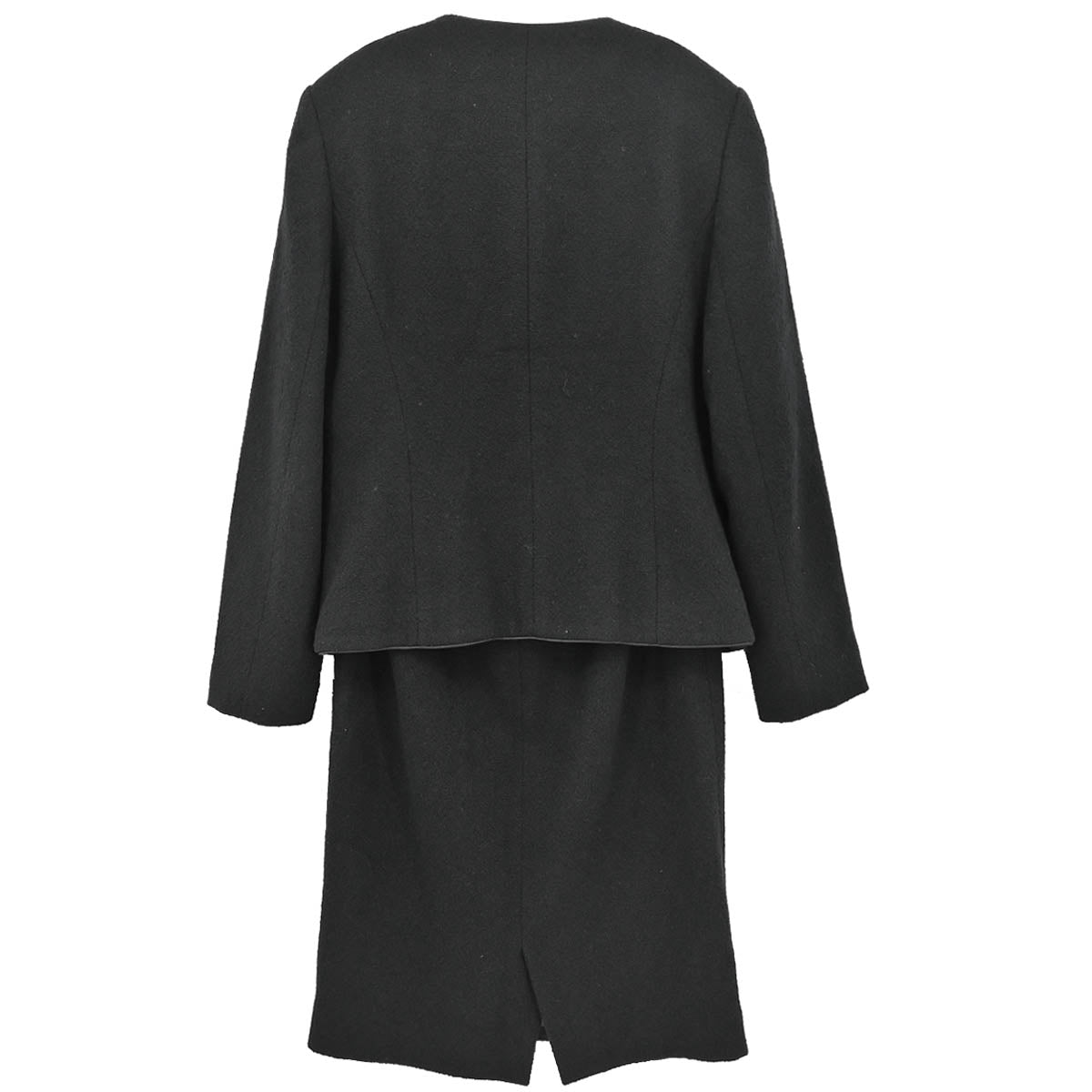 Burberrys Setup Suit Jacket Skirt Black #36-38