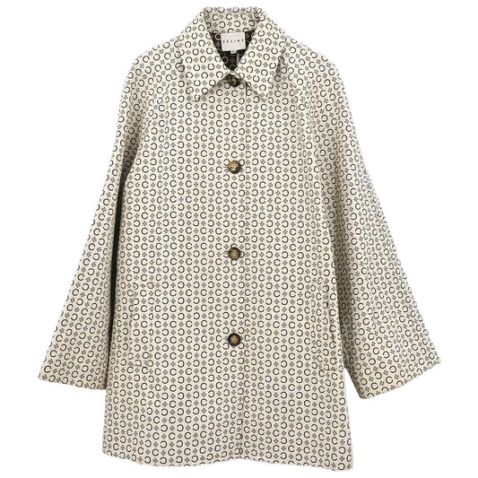 Celine Single Breasted Jacket Macadam White #42