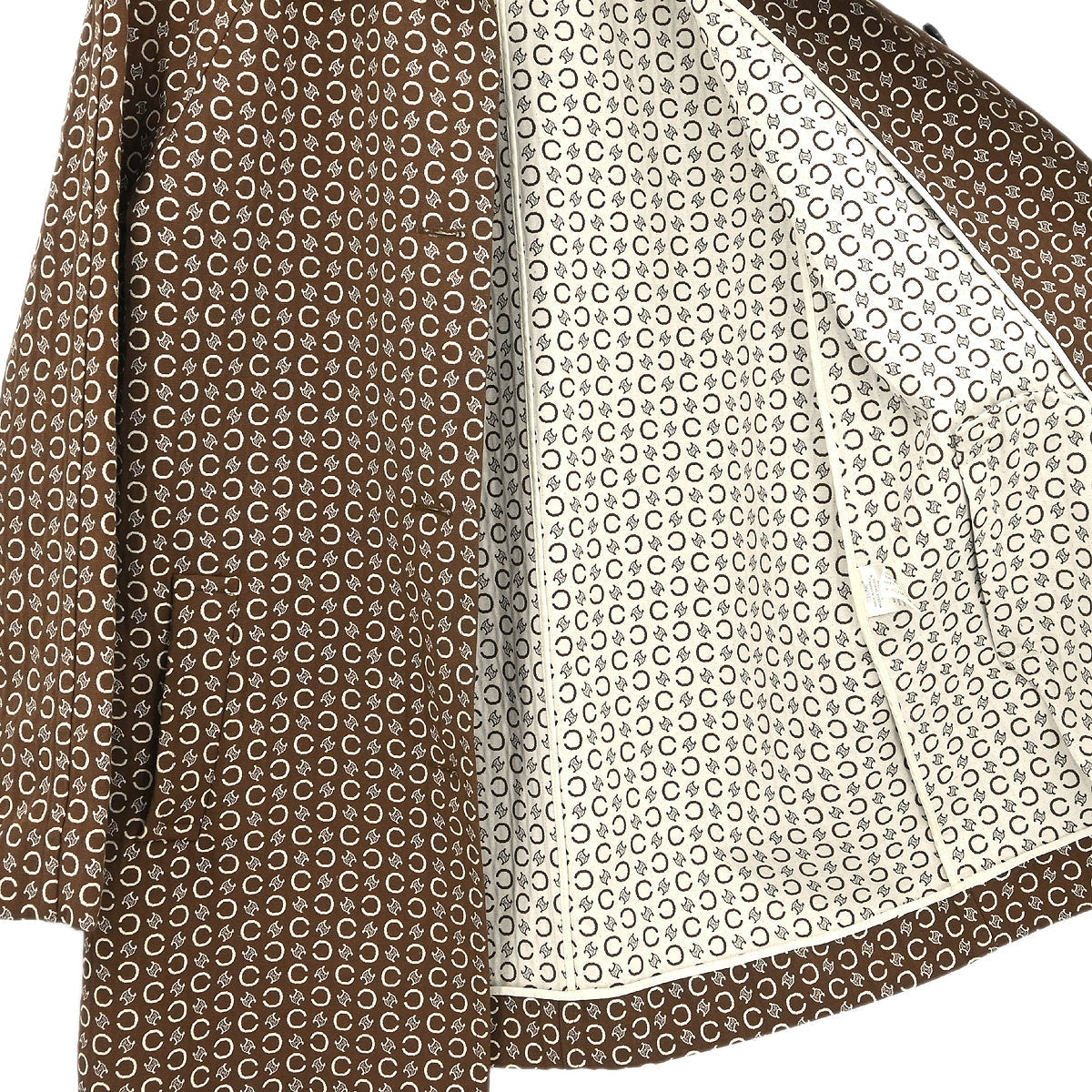 Celine Coat Macadam Brown #40